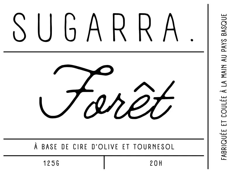 Bougie 350g avec couvercle Fleuris – Pièce n°01 Sugarra