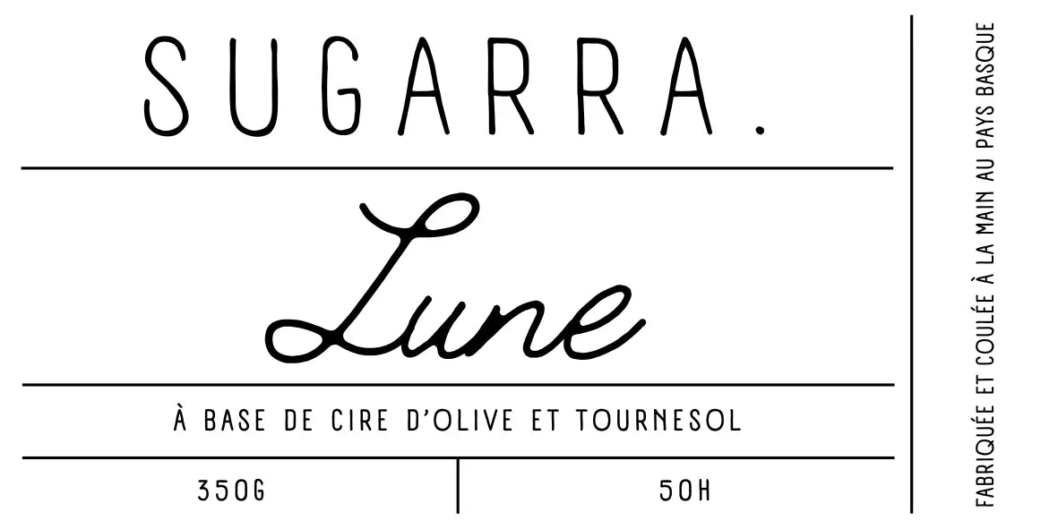 Bougie 350g avec couvercle Fleuris – Pièce n°01 Sugarra