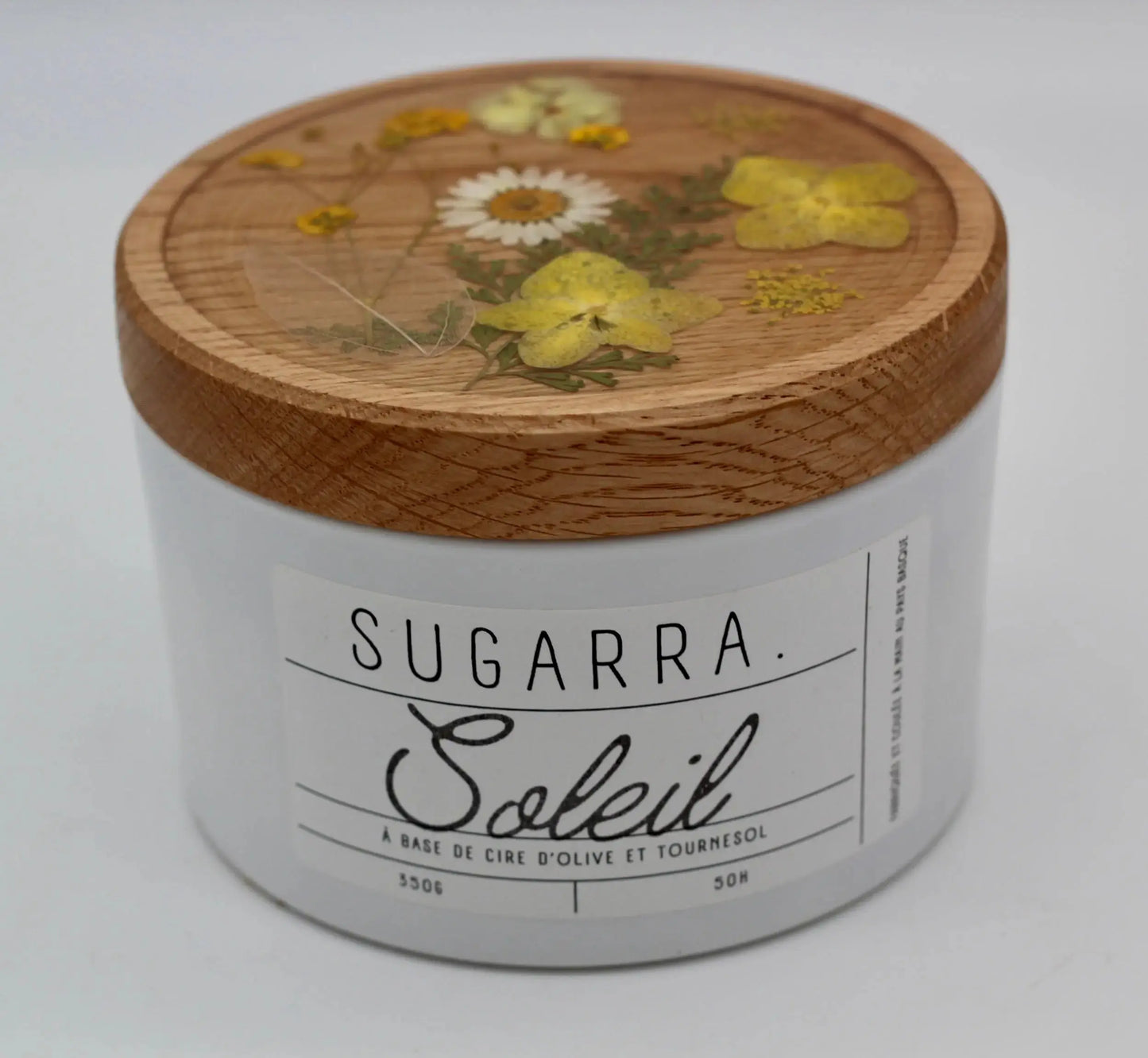 Bougie 350g avec couvercle Fleuris – Pièce n°02