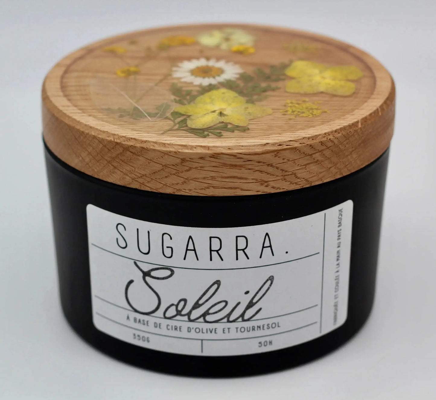 Bougie 350g avec couvercle Fleuris – Pièce n°02