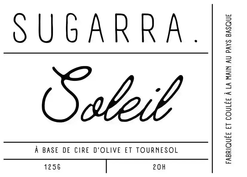 Bougie 350g avec couvercle Fleuris – Pièce n°01 Sugarra