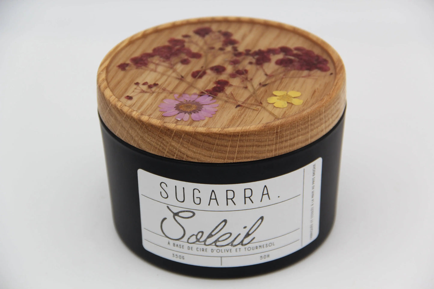 Bougie 350g avec couvercle Fleuris – Pièce n°08