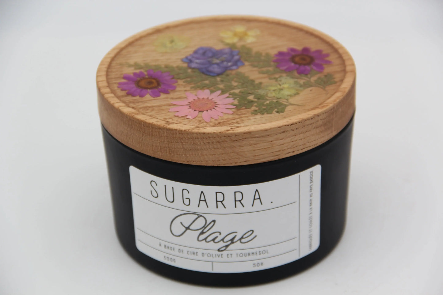 Bougie 350g avec couvercle Fleuris – Pièce n°10