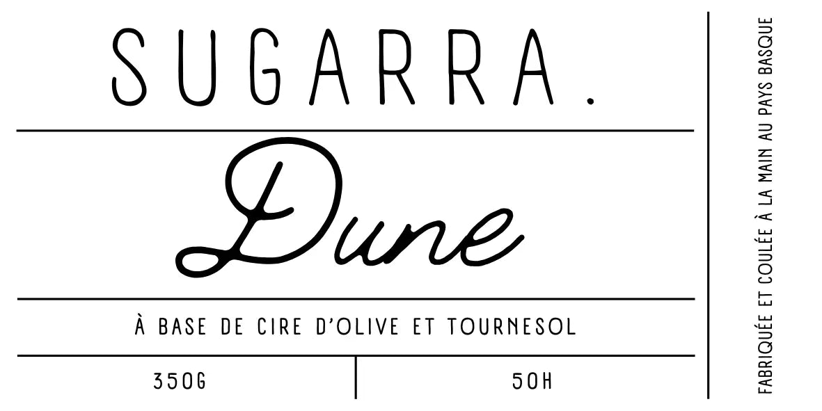 Bougie 350g avec couvercle en Chêne – Pièce n°01 Sugarra