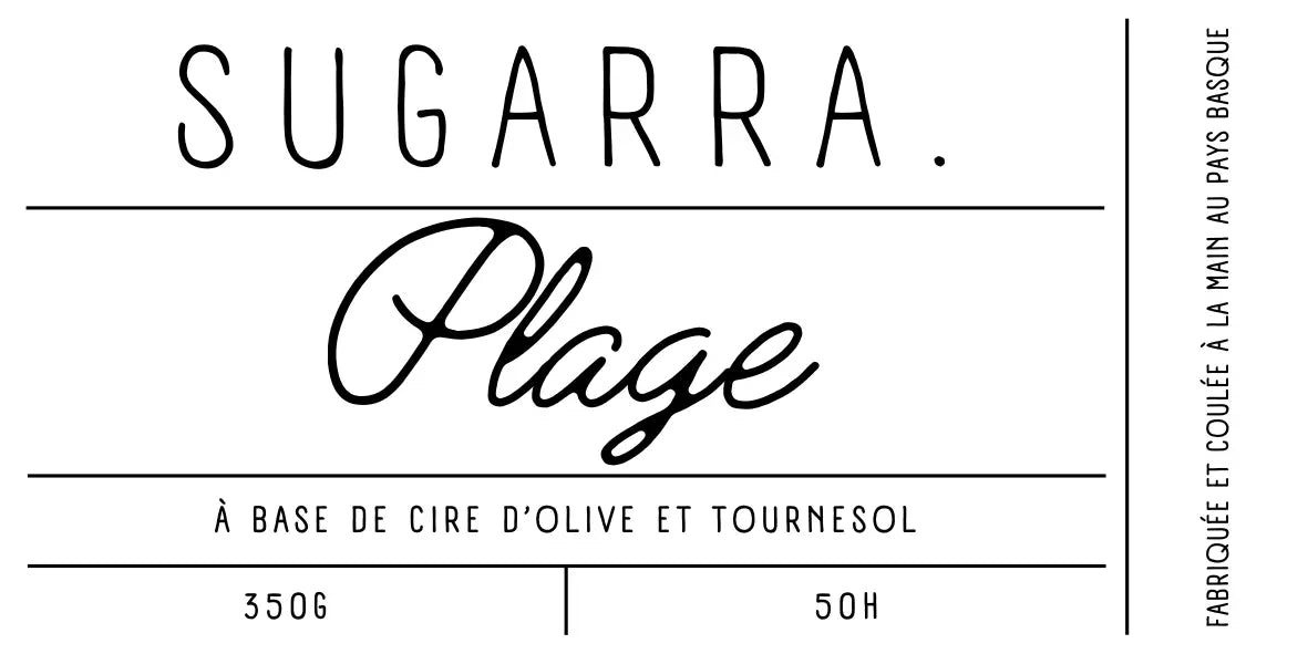 Bougie 350g avec couvercle en Chêne – Pièce n°01 Sugarra