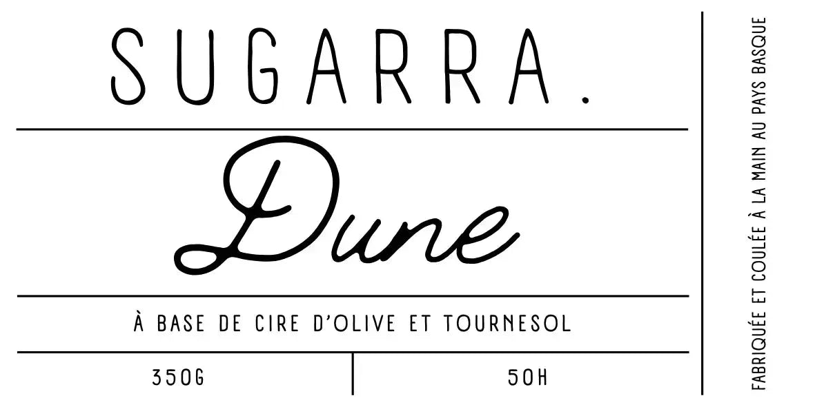 Bougie 350g avec couvercle en Noyer – Pièce n°01 Sugarra