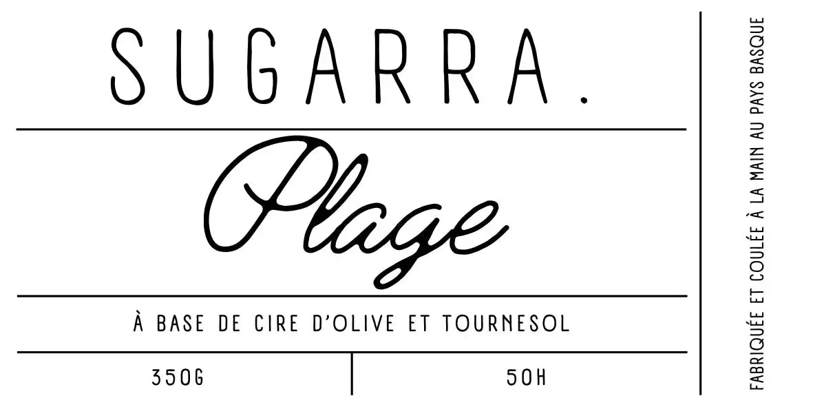 Bougie 350g avec couvercle en Noyer – Pièce n°01 Sugarra