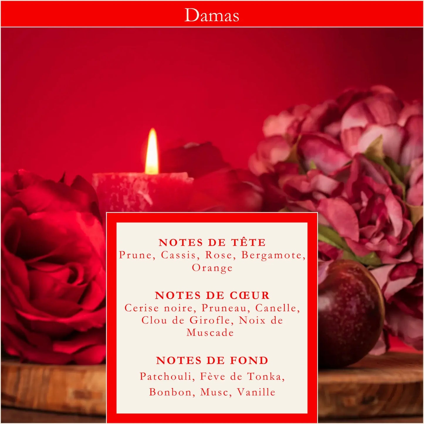Bougie parfumée avec couvercle fleurs séchées - 350 g Sugarra