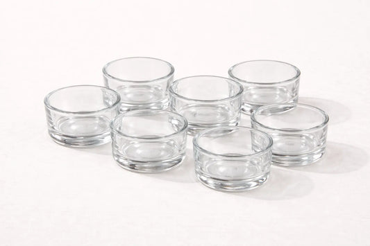 Bougeoir en verre de chauffe-plat