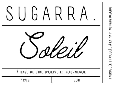 Bougie 350g avec couvercle Fleuris – Pièce n°01 Sugarra