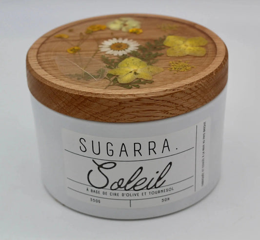Bougie 350g avec couvercle Fleuris – Pièce n°02