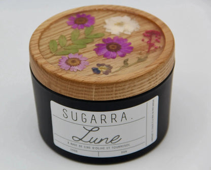 Bougie 350g avec couvercle Fleuris – Pièce n°05