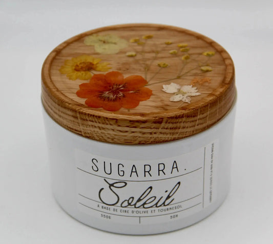 Bougie 350g avec couvercle Fleuris – Pièce n°06