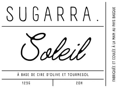 Bougie 350g avec couvercle Fleuris – Pièce n°01 Sugarra