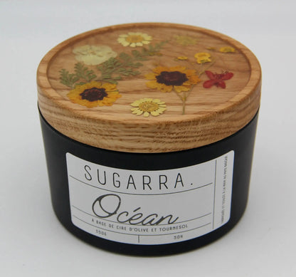 Bougie 350g avec couvercle Fleuris – Pièce n°07