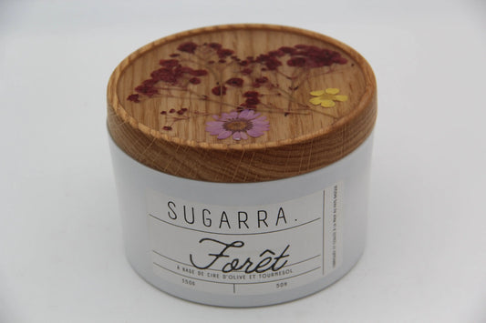 Bougie 350g avec couvercle Fleuris – Pièce n°08