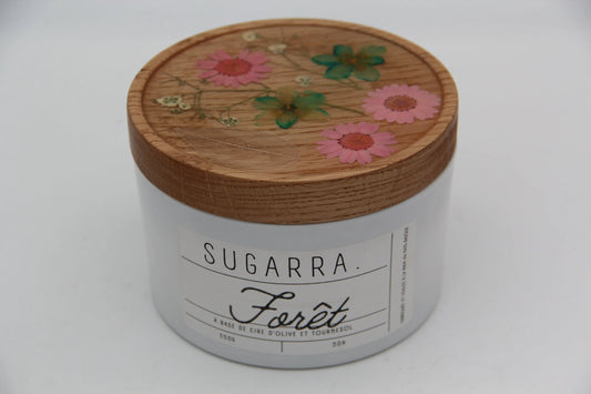 Bougie 350g avec couvercle Fleuris – Pièce n°09