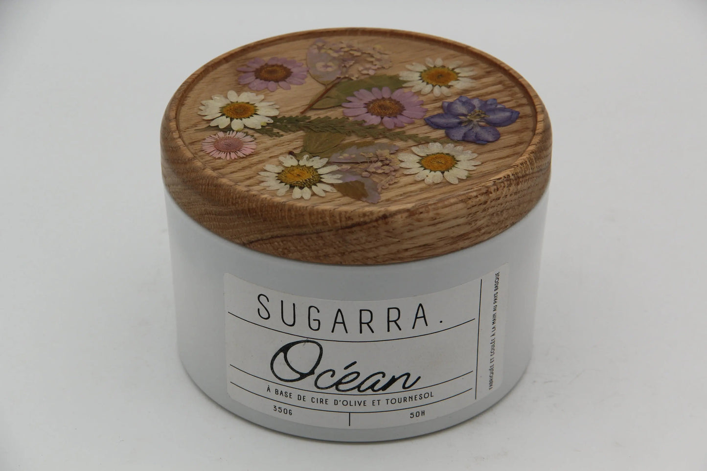 Bougie 350g avec couvercle Fleuris – Pièce n°11