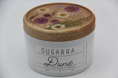 Bougie 350g avec couvercle Fleuris – Pièce n°14