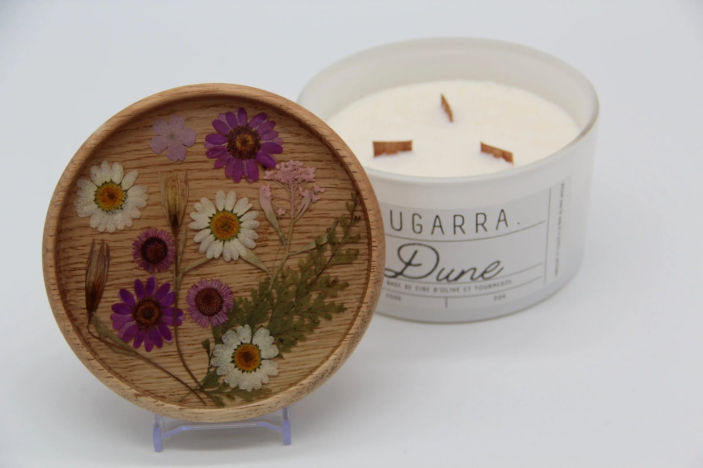 Bougie 350g avec couvercle Fleuris – Pièce n°14