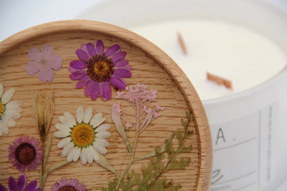 Bougie 350g avec couvercle Fleuris – Pièce n°14