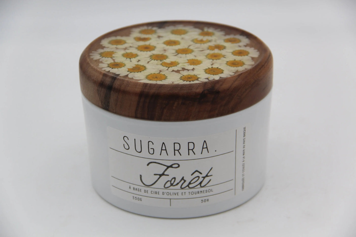 Bougie 350g avec couvercle Fleuris – Pièce n°15