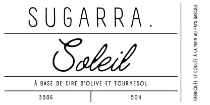 Bougie 350g avec couvercle en Chêne – Pièce n°01 Sugarra