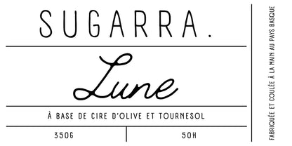 Bougie 350g avec couvercle en Chêne – Pièce n°01 Sugarra
