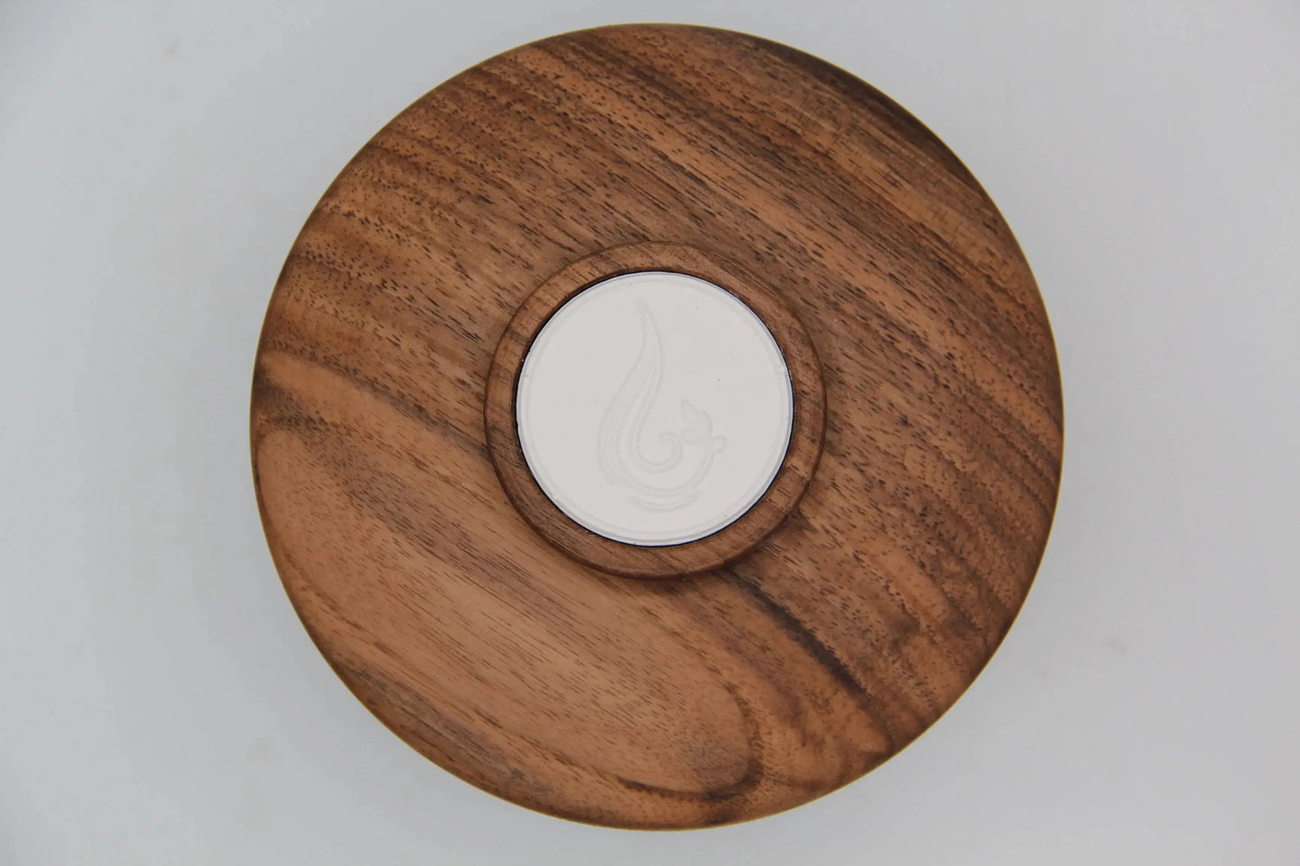 Bougie 350g avec couvercle en Noyer – Pièce n°10