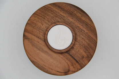 Bougie 350g avec couvercle en Noyer – Pièce n°10