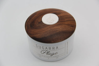 Bougie 350g avec couvercle en Noyer – Pièce n°11