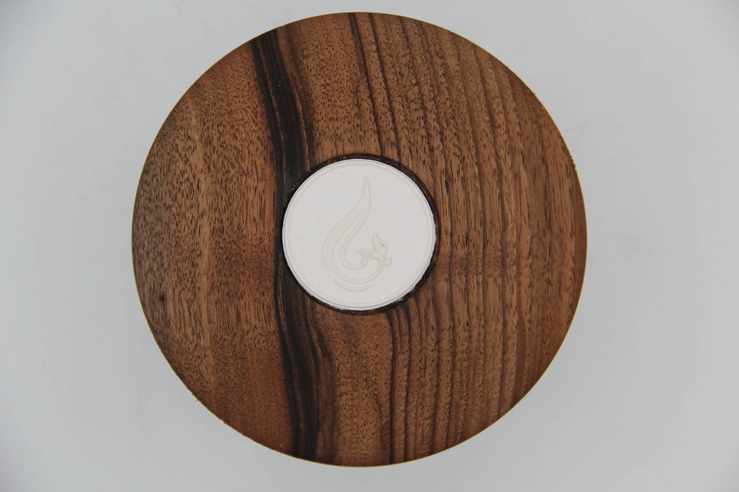 Bougie 350g avec couvercle en Noyer – Pièce n°12