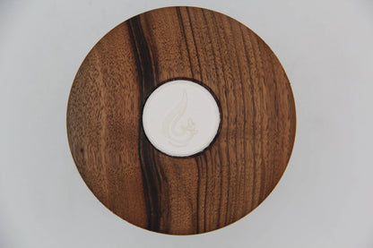 Bougie 350g avec couvercle en Noyer – Pièce n°12