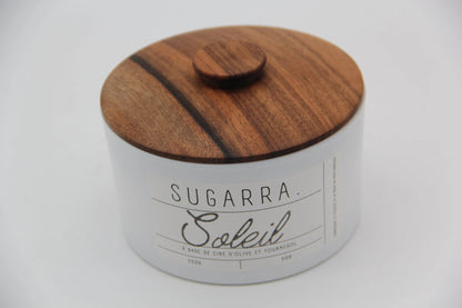 Bougie 350g avec couvercle en Noyer – Pièce n°13