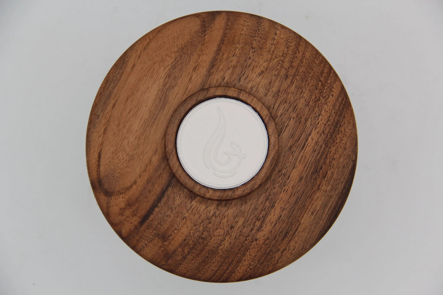 Bougie 350g avec couvercle en Noyer – Pièce n°14