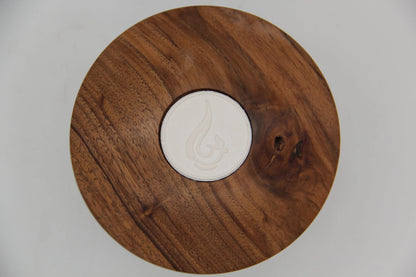 Bougie 350g avec couvercle en Noyer – Pièce n°15