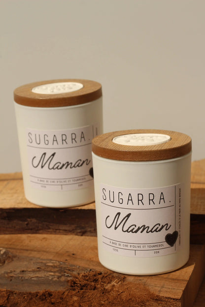 Bougie artisanale parfumée 125g - Fête des Mères Sugarra