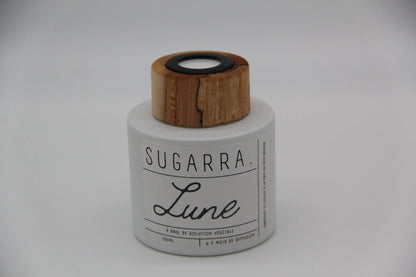Diffuseur à tiges 100 ml avec bouchon en Bois spéciaux ( Erable échauffé ) - Pièce n°01 Sugarra