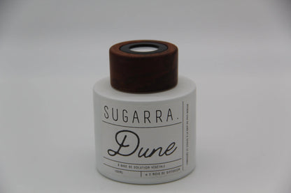 Diffuseur à tiges 100 ml avec bouchon en Noyer - Pièce n°02 Sugarra