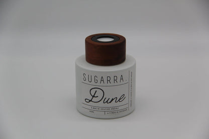 Diffuseur à tiges 100 ml avec bouchon en Noyer - Pièce n°02 Sugarra