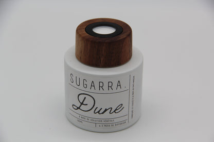 Diffuseur à tiges 100 ml avec bouchon en Noyer - Pièce n°03 Sugarra