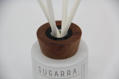 Diffuseur à tiges 100 ml avec bouchon en Noyer - Pièce n°06