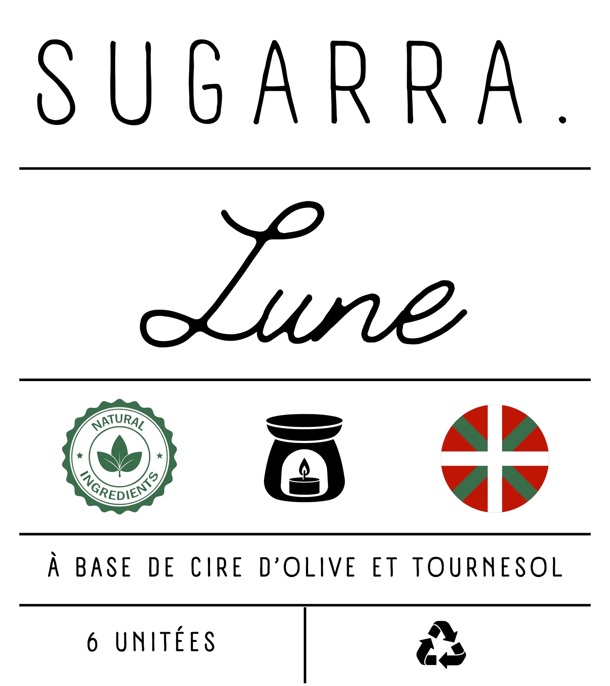 Fondants en cire naturelle d’olive Sugarra
