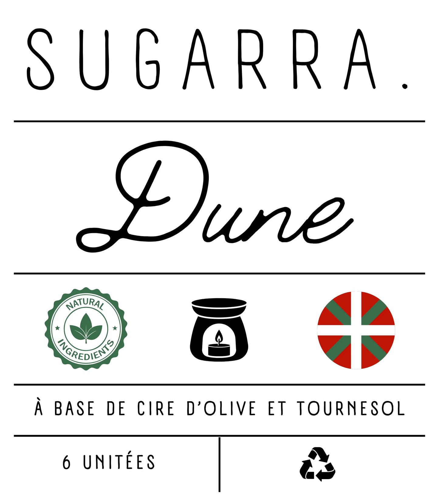 Fondants en cire naturelle d’olive Sugarra