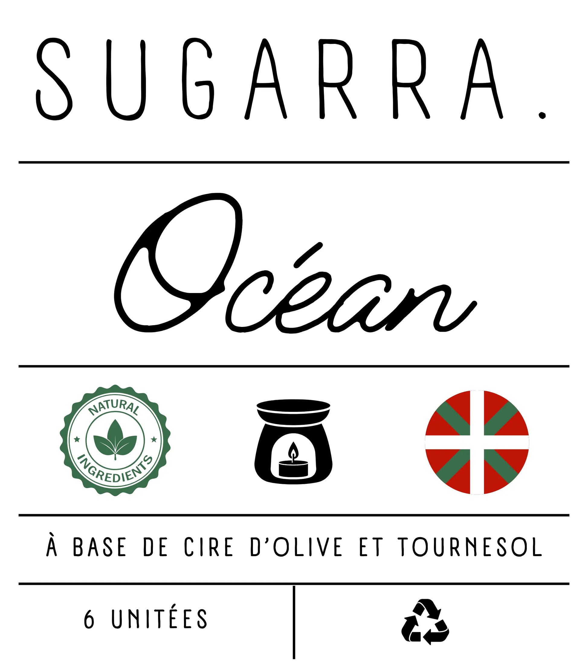 Fondants en cire naturelle d’olive Sugarra