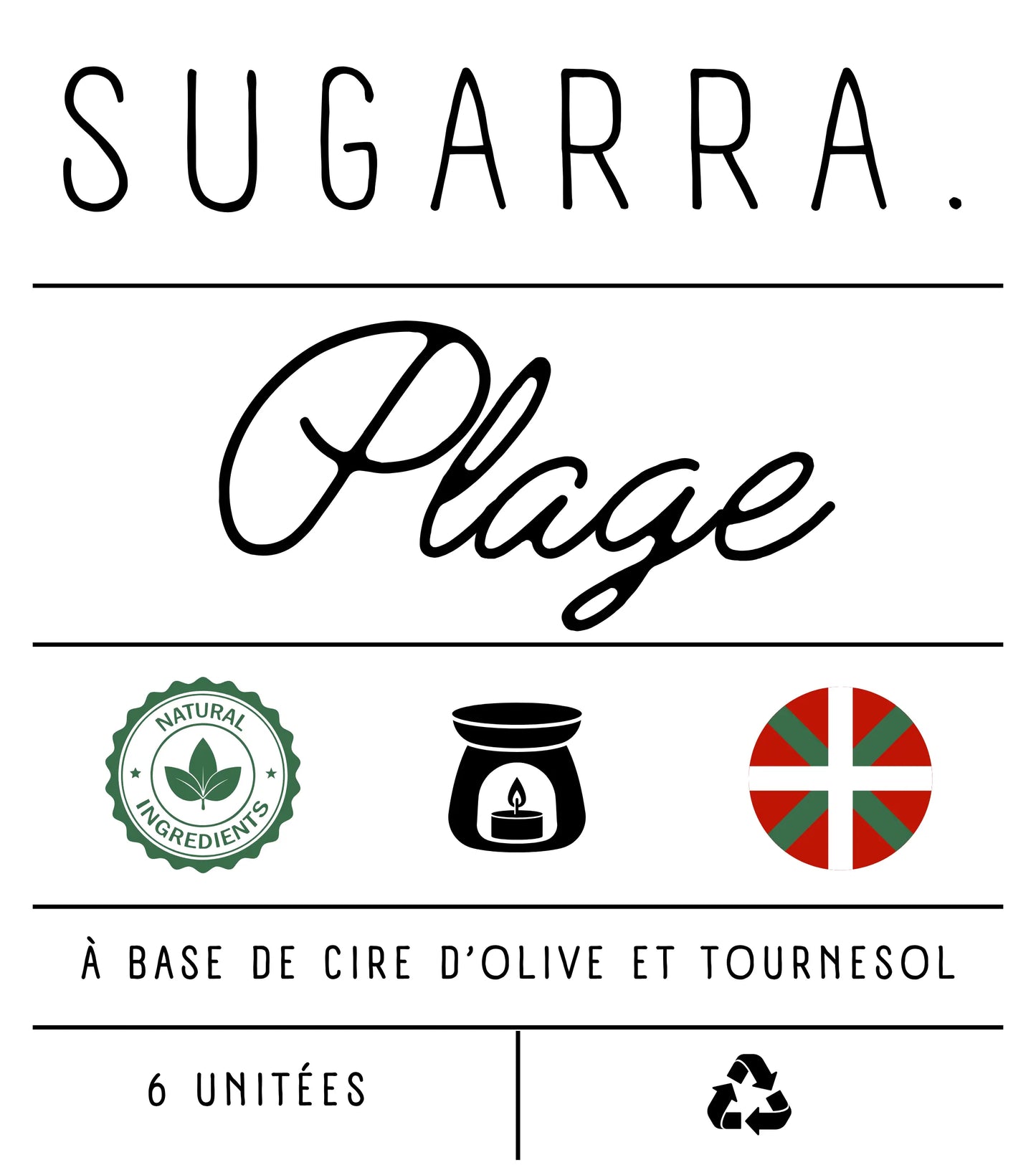 Fondants en cire naturelle d’olive Sugarra