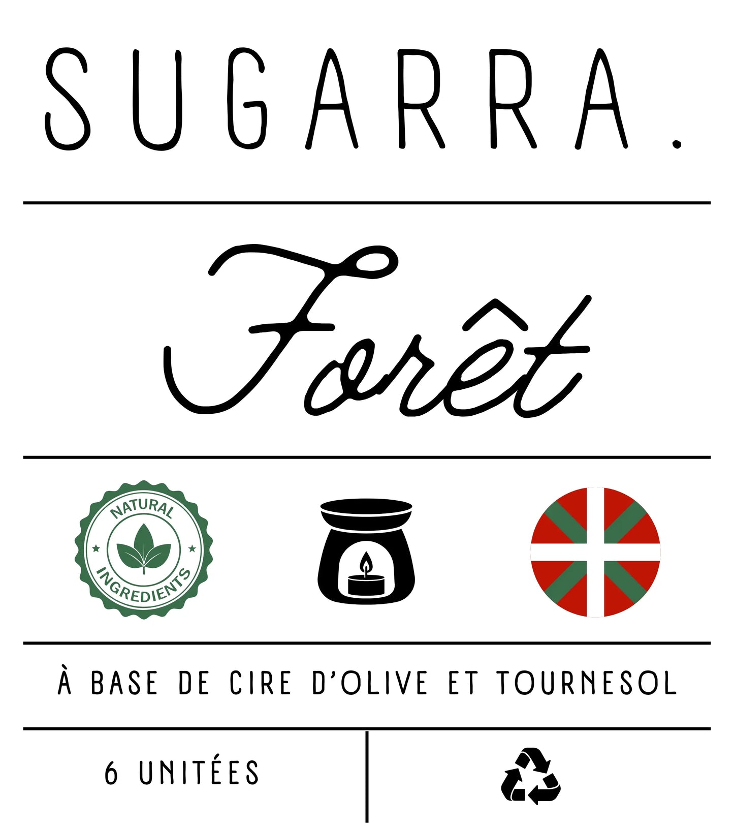 Fondants en cire naturelle d’olive Sugarra