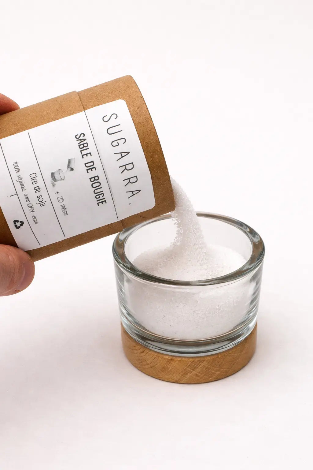 Photophore + 250g Sable de bougie