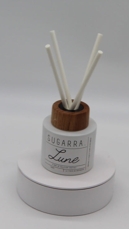 Diffuseur à tiges 100 ml avec bouchon en Chêne - Pièce n°01